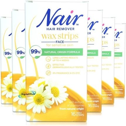 Nair Facial Wax Strips 16 Hair Removal