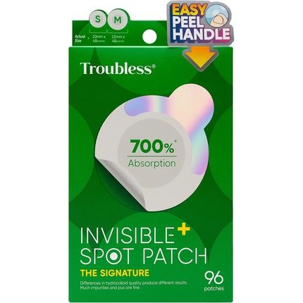 Troubless Invisible Pimple Spot Patch 96 Ultra Thin Acne Patches