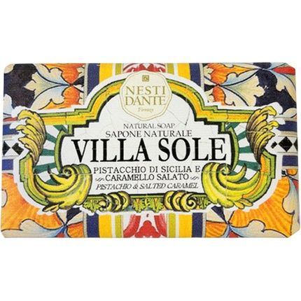 Nesti Dante Villa Sole Soap Sicilian Pistachio And Salted Caramel 250G