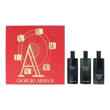 Giorgio Armani Code Pour Homme Eau De Toilette 15Ml Eau De Parfum 15Ml Parfum 15Ml Men Spray