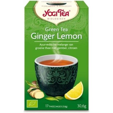 Yogi Tea Organic Green Tea With Ginger And Lemon