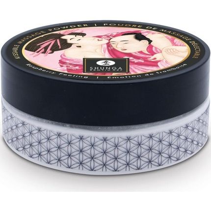 Shunga Edible Massage Powder Kit Raspberry - Image 3