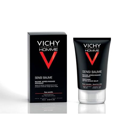 Vichy Homme Sensi Baume After Shave Balm 75Ml Soothing After Shave Balm For Men