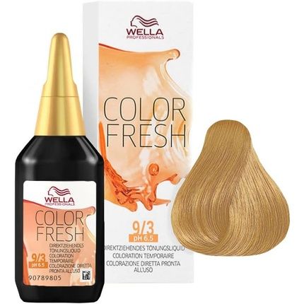 Wella Color Fresh 9/3 Very Light Golden Blonde 75Ml