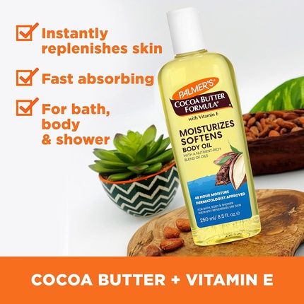 Palmer'S Cocoa Butter Moisturizing Body Oil With Vitamin E For Radiant Glow