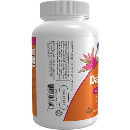 Now Daily Vits One Tablet Daily With Lutein And Lycopene 250 Tablets - Image 3
