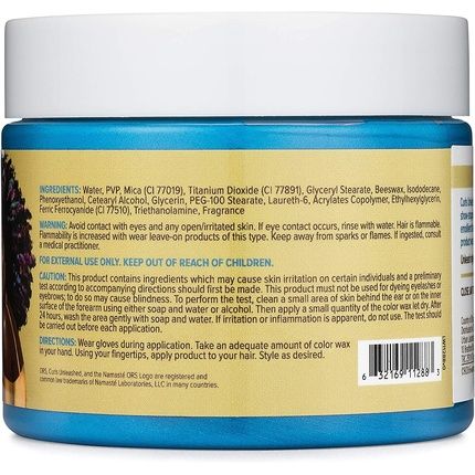Color Blast Temporary Hair Makeup Wax Bodacious Blue - Image 3