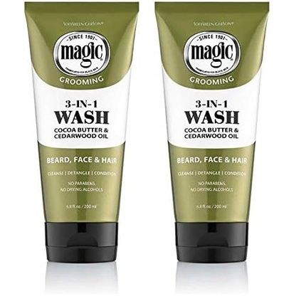 Softsheen-Carson Magic Beard Wash 3 In 1 Cleanses And Conditions For Face And Beard