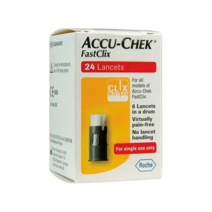 Accu-Chek Fastclix Lancets 24 Units