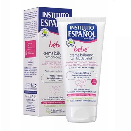 Instituto Espaol Baby Balm Cream 150Ml Soothing Relief Diaper Rash Cream - Image 4