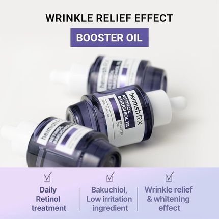 Heimish Rx Retinol Bakuchiol Booster Oil Anti-Aging Face Serum - Image 3