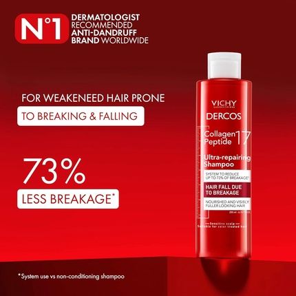 Vichy Dercos Ultrarepairing Collagen Shampoo 17