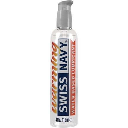 Swiss Navy Heat Lubricant 4 Oz 120 Ml