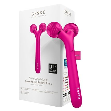 Geske Smartappguidedtm Sonic Facial Roller 4 In 1 Device For Face