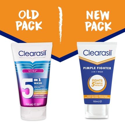 Clearasil 5 In 1 Face Wash For Acne Prone Skin 125Ml - Image 3