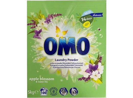 Omo Washing Powder Apple Blossom & Water Lily 5Kg 100 Washes