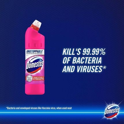 Domestos Pink Power Thick Bleach 750Ml - Image 3
