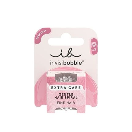 Invisibobble Extra Care Hair Ties Mini Crystal Clear