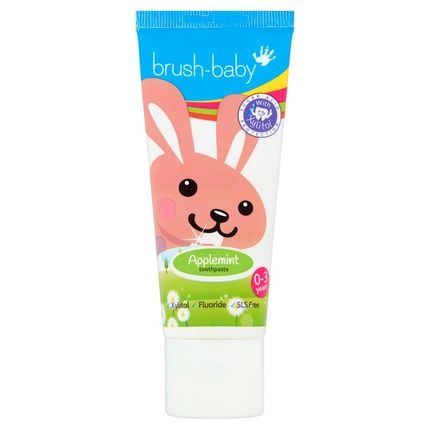 Brush Baby Toothpaste For Children 0-3 Years Applemint 50Ml