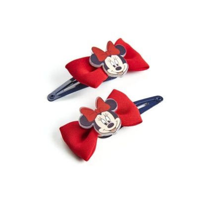 Minnie Mouse Red Bow Hair Clips - Image 3
