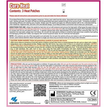 Cura Heat Packs For Period Pain