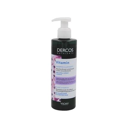 Vichy Dercos Nutrients Vitamin Shampoo Illuminating For Dull And Lifeless Hair 250 Ml