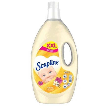 Soupline Softener 4 Liters 50 Washes Vanilla Scent