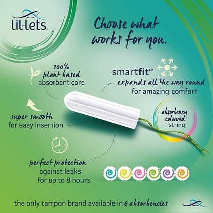 Lil-Lets Super Plus Tampons Without Applicator 16 Count - Image 3
