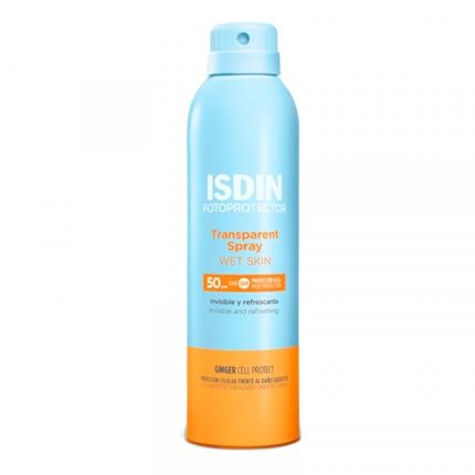 Isdin Fotoprotector Isdin Transparent Spray Wet Skin Spf 50 Size 250 Ml