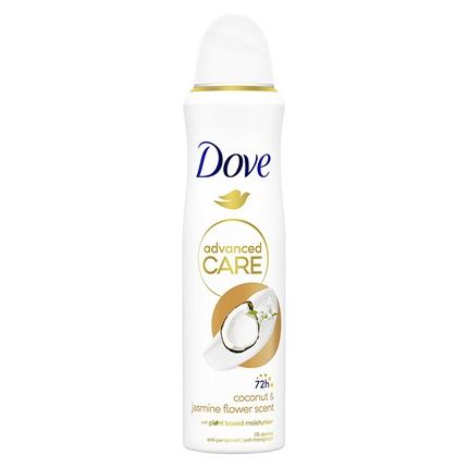 Dove Advanced Care Coconut & Jasmine Flower Antiperspirant Spray 150 Ml