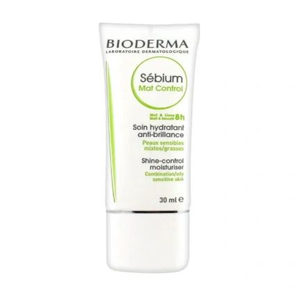 Bioderma Sebium Mat Control Shinecontrol Moisturiser 30Ml Mattifying Moisturizing Cream Against Skin Shine And Enlarged Pores