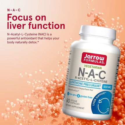Jarrow Formulas Jarrow N-A-C 500Mg 100 Capsules - Image 3