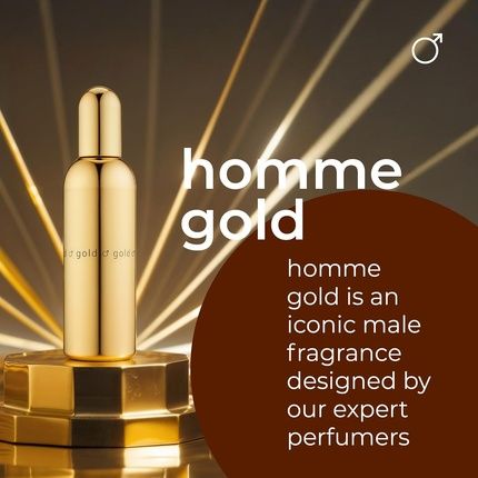 Colour Me Gold Homme Perfume For Men 100Ml Eau De Parfum Luxury Fragrance