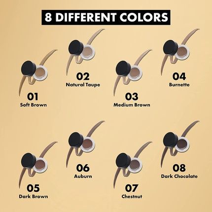 Milani Stay Put Brow Color Dark Brown - Image 3