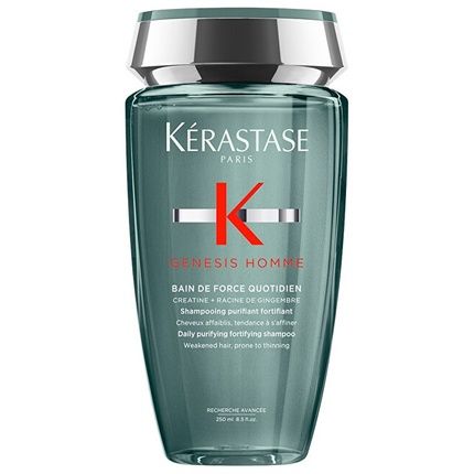 Krastase Genesis Homme Bain Force 250Ml Cleansing And Nourishing Shampoo For Weak Hair