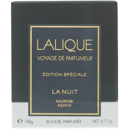 Lalique La Nuit Nairobi Kenya Candle 190G