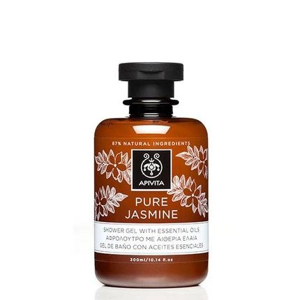 Apivita Pure Jasmine Essential Oils Bath Gel 250Ml