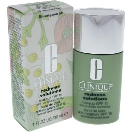 Clinique Redness Solutions Makeup Foundation With Spf 15 06 Calming Vanilla 30Ml