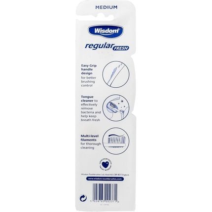 Wisdom Regular Fresh Medium Toothbrush - Pack Of 2