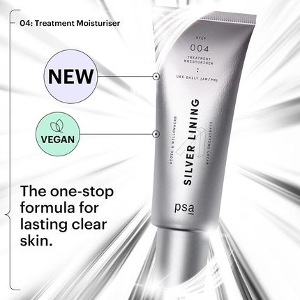 Psa Silver Lining Dioic & Willowherb Clarifying Cream Moisturizer For Blemishes - Image 3