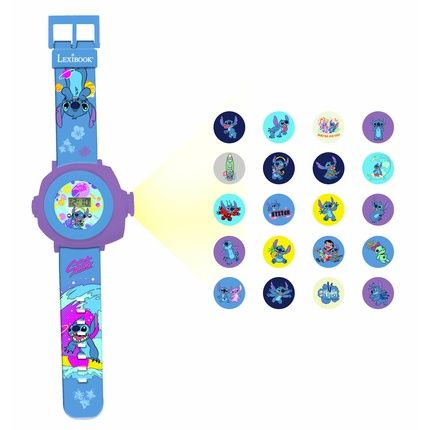 Lexibook Adjustable Projection Watch With Digital Screen Disney Stitch