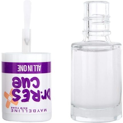 Maybelline Nail Polish Dr Rescue All In One 6.7Ml Base/Top Coat White