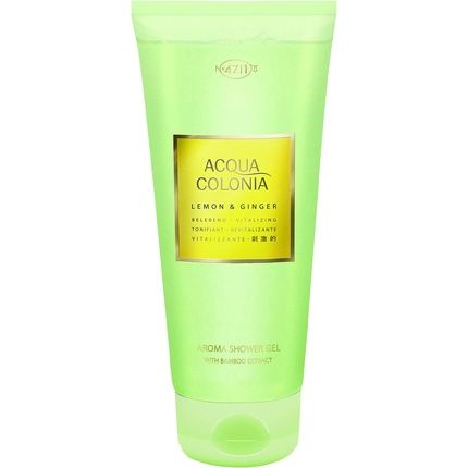 4711 Acqua Colonia Unisex Shower Gel Lemon And Ginger 200Ml - Image 3