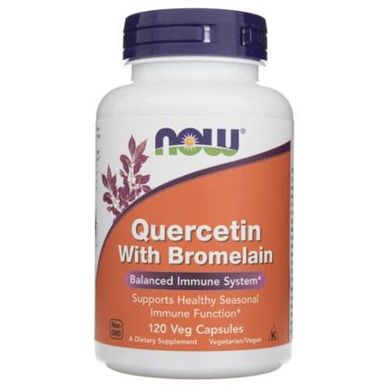 Now Foods Quercetin With Bromelain 120 Capsules - Image 4