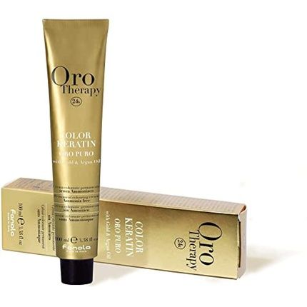 Fanola Oro Therapy Color Keratin 6.34 Dark Golden Brown Copper 100Ml