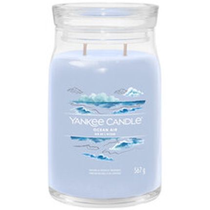 Yankee Candle Ocean Air Signature Candle Large Aromatic Candle In Glass 567 G