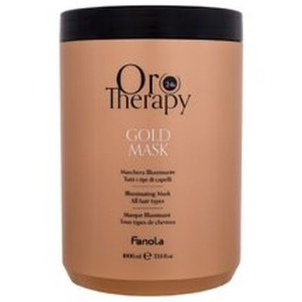 Fanola Orotherapy Gold Mask Illuminating Hair Mask For All Hair Types 1000Ml