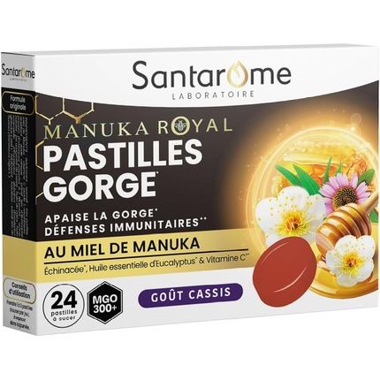 Santarome Manuka Honey Throat Lozenges Immunity Supplement