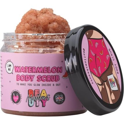 Mallows Beauty Watermelon Pink Himalayan Body Scrub Exfoliating