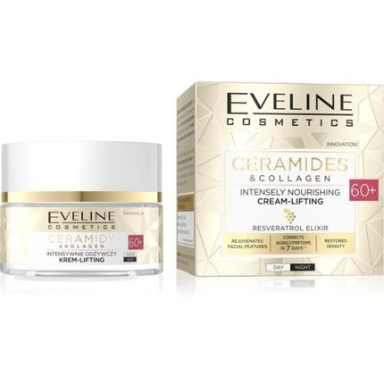 Eveline Ceramides & Collagen Nourishing Face Cream Lifting Day/Night 60+ 50Ml